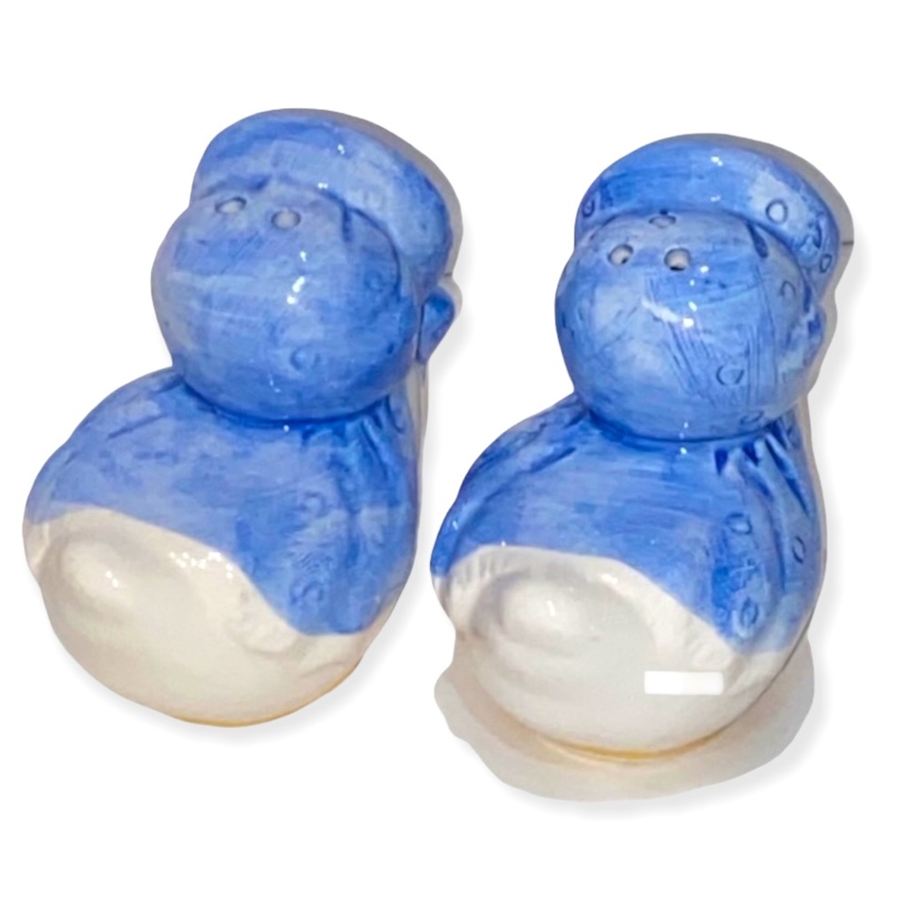 VTG Blue Bonnet Geese Salt and Pepper Shakers - Picture 2 of 6